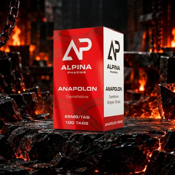 Anapolon 25 mg – 100 tablete (Alpina Pharma) Anapolon oximetolonă 25 mg Alpina Pharma, cutie cu 100 de tablete