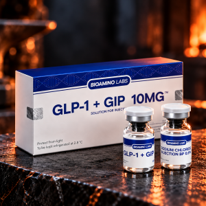 GLP-1 + GIP 10 mg – flacon (BioAmino Labs) GLP-1 plus GIP 10 mg flacon cu tirzepatidă, BioAmino Labs