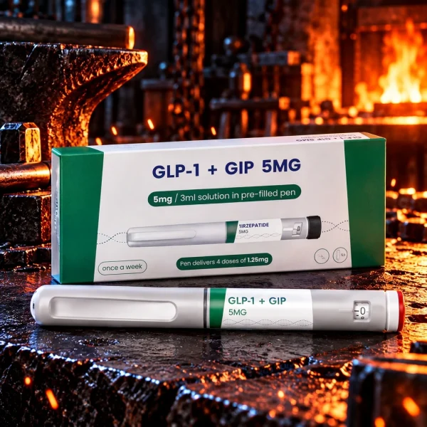 GLP-1 + GIP 5 mg PEN – peptidă pentru cercetare GLP-1 plus GIP 5 mg PEN cu tirzepatidă, peptidă pentru cercetare