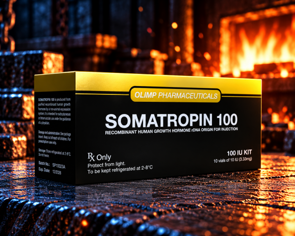 HGH Olimp Somatropină 100 UI kit Kit HGH Olimp cu somatropină 100 UI