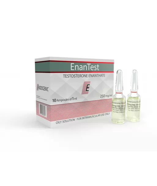 Testosteron Enantat 250 mg/ml – 10 fiole (Endogenic EnanTest) Testosteron enantat 250 mg/ml Endogenic EnanTest, cutie cu 10 fiole