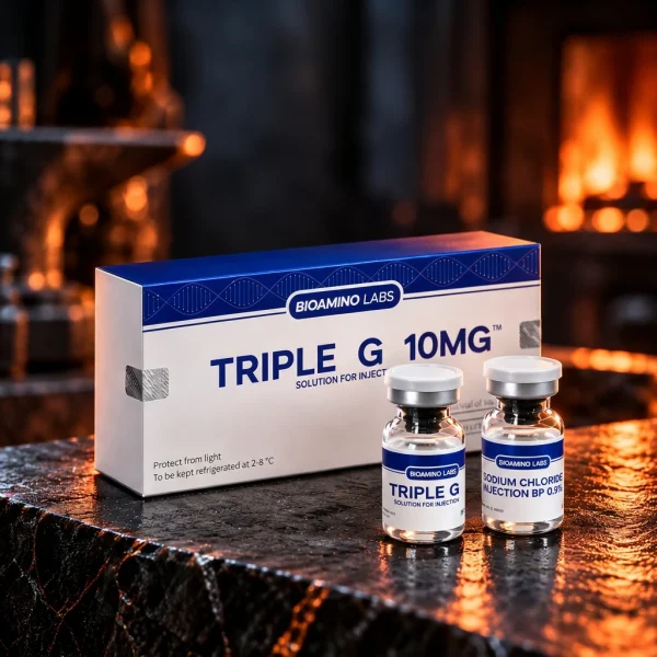Triple G 10 mg – flacon (BioAmino Labs) Triple G 10 mg flacon cu retatrutidă, BioAmino Labs
